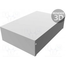 1411VU, Enclosures, Boxes, & Cases Utility Enclosure - 12 x 8.0 x 3.0" - Unfinished Aluminum