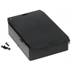 1591GF2SBK, 1591 Series ABS General Purpose Enclosure, IP54, Flanged, 122 x 30 x 94mm