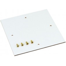 19508501, Plastic Mounting Plate, 3mm H, 110mm W, 110mm L for Use with TK Enclosure