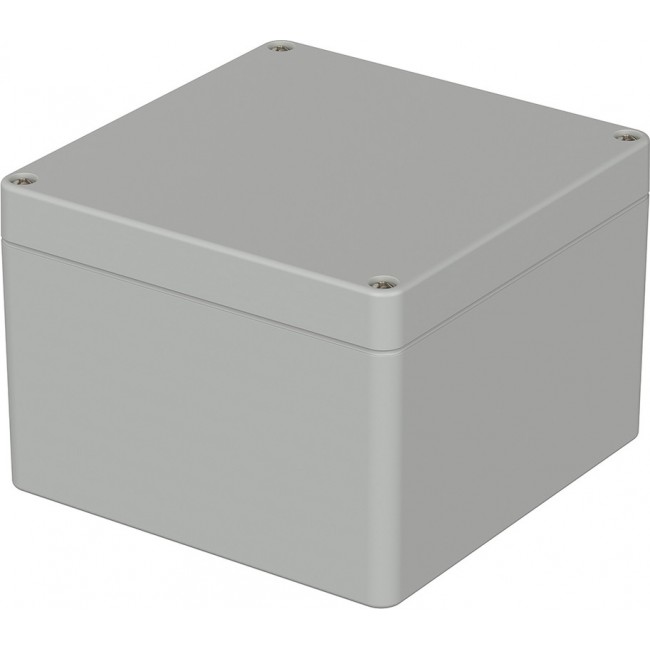 02227094, Euromas Series Light Grey Polycarbonate V0 Enclosure, IP66, IK07, Light Grey Lid, 122 x 120 x 85mm