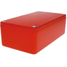 RTM5005/15-RED, 5000 Series Red Die Cast Aluminium Enclosure, IP54, Red Lid, 152 x 82 x 50mm