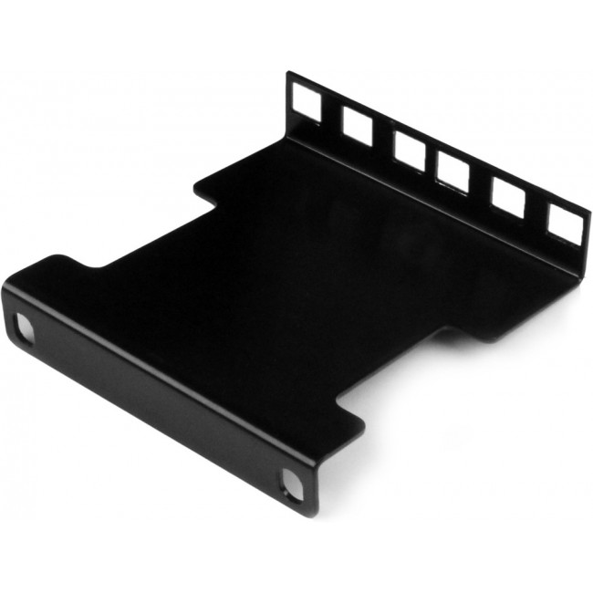 RDA2U, Metal, Steel Adapter Panel 4.400" L x 3.500" W x 1.000" H (111.76mm x 88.90mm x 25.40mm) Black