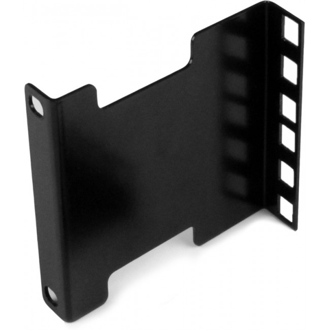 RDA2U, Metal, Steel Adapter Panel 4.400" L x 3.500" W x 1.000" H (111.76mm x 88.90mm x 25.40mm) Black