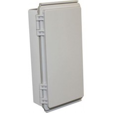 CHDX8-321, Heavy Duty Hinged Enclosure X8 110x260x75mm Grey ABS IP66 / IP67