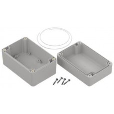 Light Grey ABS Enclosure, IP65, Light Grey Lid, 120 x 80 x 75.2mm