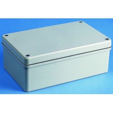 111.162.000, Conform Series Grey Die Cast Aluminium Enclosure, IP66, Grey Lid, 268 x 168 x 60mm