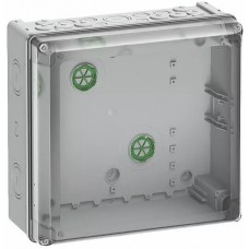 73341101, AK 14 Series Grey Plastic Enclosure, IP65, IK08, Transparent Lid, 315 x 300 x 147mm