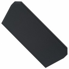 2010,BK, Plastic, ABS Panel, End 3.144" L x 1.300" W x 0.100" H (79.86mm x 33.02mm x 2.54mm) Black