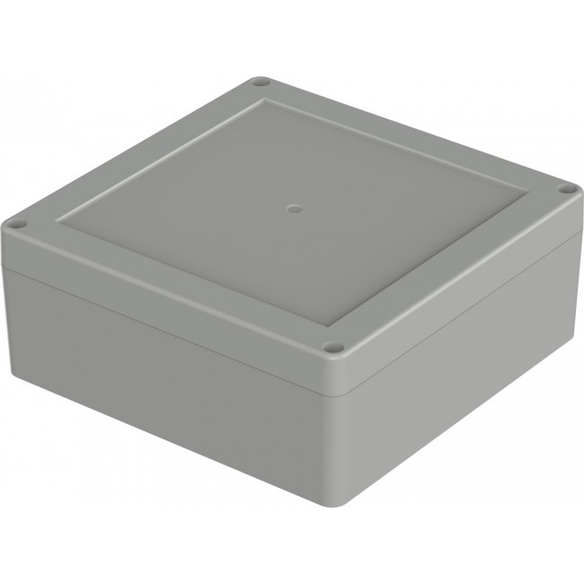 07515156 XT 151506 7035, Euromas X Series Light Grey ABS Enclosure, IP66, IP68, IK07, Light Grey Lid, 149.9 x 149.9 x 60mm