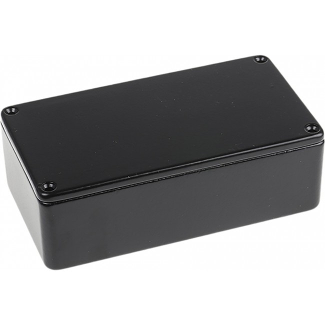 RTM5004/14-BLK, Diecast Aluminium Enclosure 5000 120x66x40mm Aluminium Black IP54