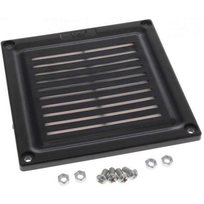 IPV-65100-B, FLAT IP65 WINDOW 100MM VENT BLK