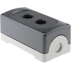 1SFA611812R1000 MEP2-0, Grey Plastic Modular Push Button Enclosure - 2 Hole 22mm Diameter