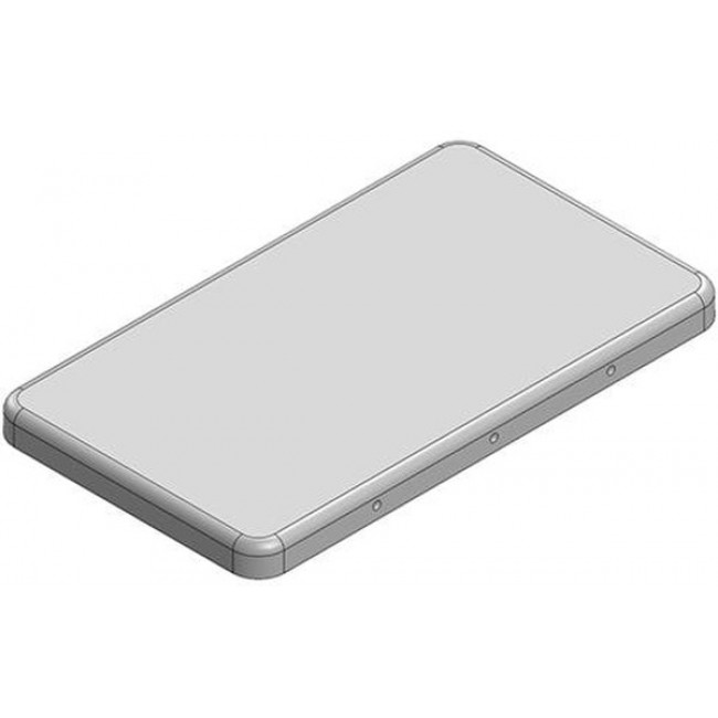 MS638-10C, 64.4 x 36.9 x 4mm Two-piece Drawn-Seamless RF Shield/EMI Shield COVER (CRS)