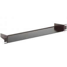 HUB19RK-8, Metal, Steel Shelf, Mount 19.000" L x 1.730" W x 1.000" H (482.60mm x 43.94mm x 25.40mm) Black