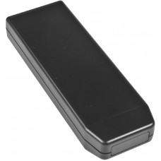 Black ABS Enclosure, IP54, IK07, Black Lid, 149 x 51 x 24mm