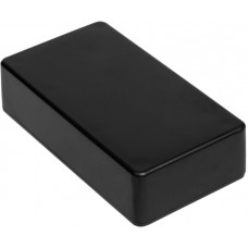 Black ABS Enclosure, IP54, IK06, 109 x 59.5 x 28mm