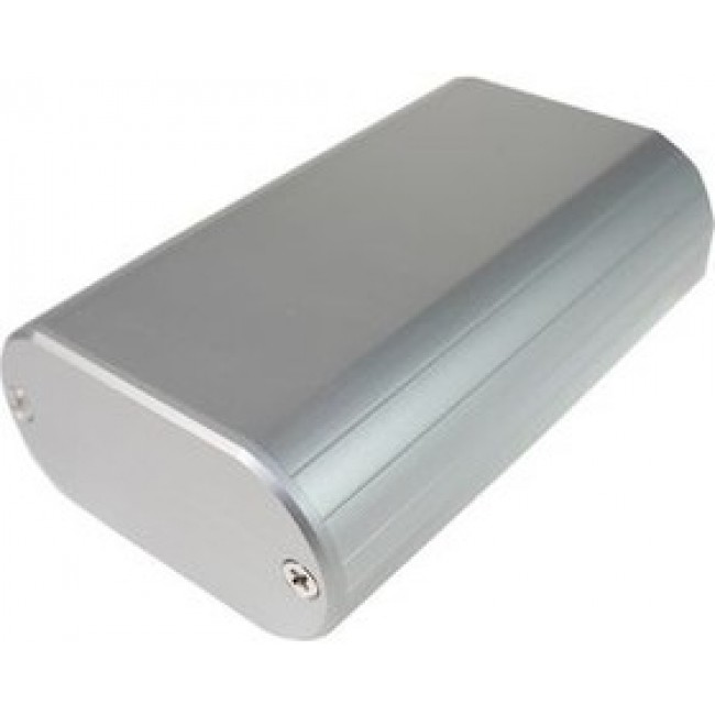 MXA4-7-11SSP, Round Aluminium Case MX 112x70x35mm Aluminium Silver IP40