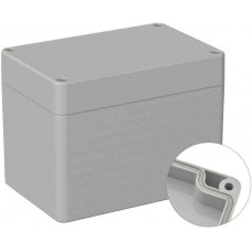 Grey ABS General Purpose Enclosure, IP66, IK07, Grey Lid, 80 x 120 x 90mm