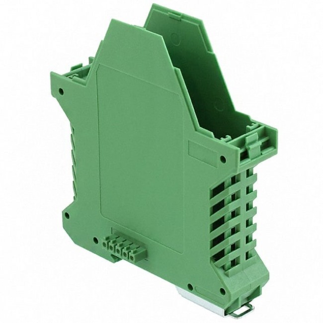 2908744, Plastic, Polyamide Base 3.898" L x 0.886" W x 4.508" H (99.00mm x 22.50mm x 114.50mm) Green