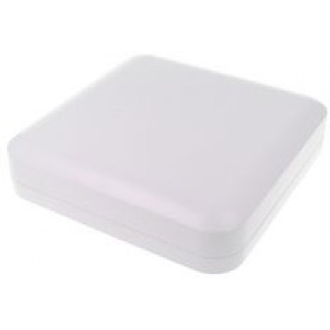 1556HWH, 1556 Series White ABS, Plastic General Purpose Enclosure, IP54, Flanged, White Lid, 200 x 200 x 45mm