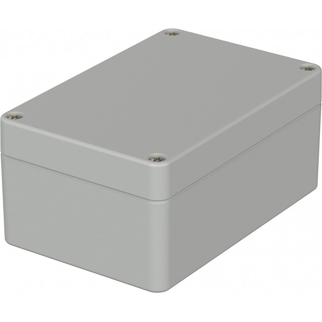 02215094, Euromas Series Light Grey Polycarbonate V0 Enclosure, IP66, IK07, Light Grey Lid, 120 x 80 x 55mm