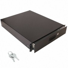 RDRW1900322BK1, Racks & Rack Cabinet Accessories Lock Storage Drawer 2U x 22" Depth