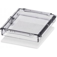 2896445, Plastic, Polyamide Cover, Lid 2.110" W (53.60mm) Clear