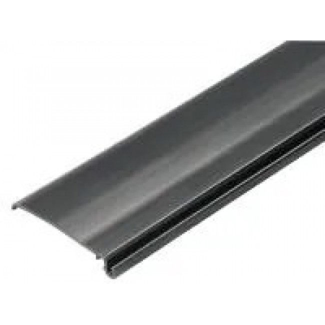 1248250000, Plastic, Polyamide Cover, Lid 9.843" L x 1.555" W x 0.276" H (250.00mm x 39.50mm x 7.00mm) Black