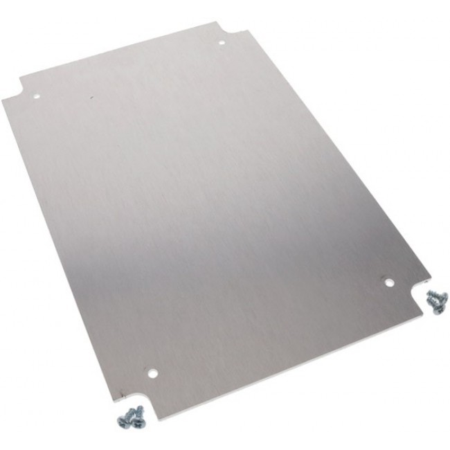 PWX-12850, Metal, Aluminum Panel, Inner 7.020" L x 4.770" W x 0.060" H (178.31mm x 121.16mm x 1.52mm)