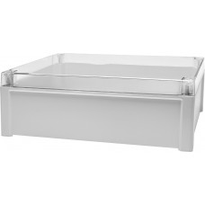 Grey Polycarbonate General Purpose Enclosure, IP65, Transparent Lid, 344 x 289 x 117mm