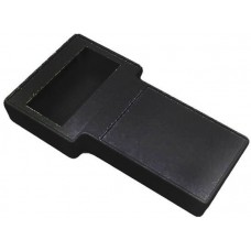 1592ETCDBK, 1592 Series Black ABS Hand Held Enclosure, Integral Battery Compartment, Display Window, IP68, 130 x 234 x 34mm