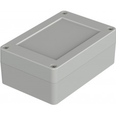 07511074 XT 110704 7035, Euromas X Series Light Grey ABS Enclosure, IP66, IP68, IK07, Light Grey Lid, 105 x 70 x 40mm