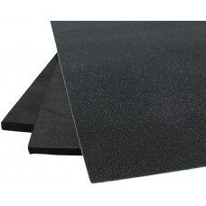 CF47SC 0.6MM A4, Foam 8.27" W x 11.69" L (210.0mm x 297.0mm) X 0.024" (0.60mm) Polyurethane Black