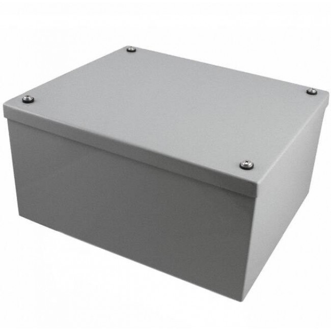 SNC-3751, Metal Enclosure - NEMA 4 - Sheet Metal Box - Electrical / Industrial - Steel - 300 mm - 250 mm - 150 mm. - Extern ...