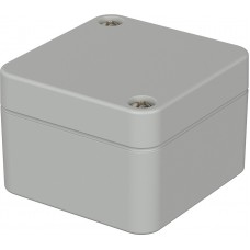 02205094, Euromas Series Light Grey Polycarbonate V0 Enclosure, IP66, IK07, Light Grey Lid, 52 x 50 x 35mm