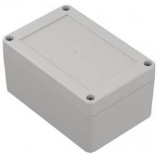 Light Grey ABS Enclosure, IP65, Light Grey Lid, 120 x 80 x 60.2mm