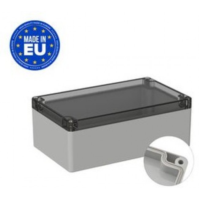 RND 455-01265, Plastic Enclosure Universal 120x200x75mm Grey Polycarbonate IP66