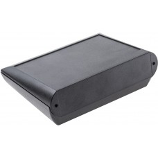 A0620109, Comtec Series Black ABS Desktop Enclosure, Sloped Front, 150 x 200 x 62.8mm