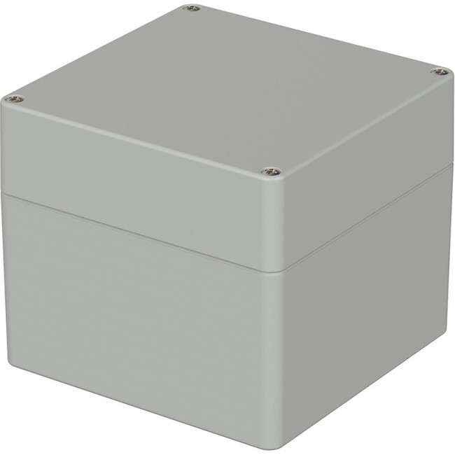 02228094, Euromas Series Light Grey Polycarbonate V0 Enclosure, IP66, IK07, Light Grey Lid, 122 x 120 x 105mm