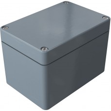 020811080, Polyester Standard Series Grey Glass Fibre Reinforced Polyester Enclosure, IP66, IK08, Grey Lid, 110 x 75 x 75.5mm