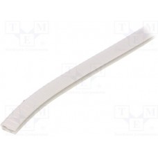 UT-4.4.02, Hole and edge shield; PVC; L: 10m; white; H: 14.5mm; W: 10mm