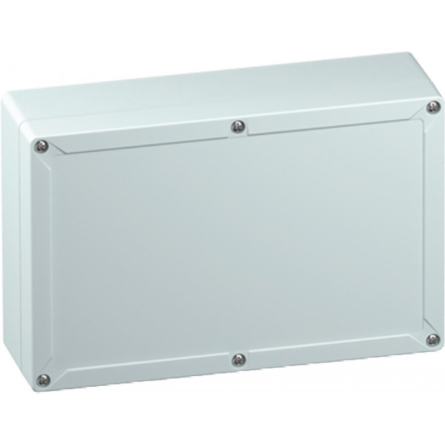 20041201, TG Series Grey Polycarbonate Enclosure, IP66, IP67, Grey Lid, 252 x 162 x 90mm