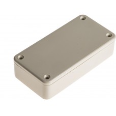 White ABS Enclosure, IP54, White Lid, 100 x 50 x 25mm