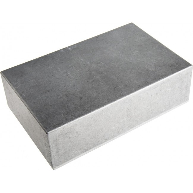 Die-cast aluminum RF shielding enclosure, (L x W x H) 188 x 120 x 53 mm, natural, IP54, 26827PSLA