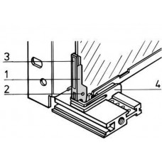 60817096, PCB Handle - A PBT UL 94 V‑0 - Red