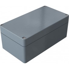 Polyester enclosure, (L x W x H) 220 x 120 x 91 mm, gray (RAL 7000), IP66, 021222090