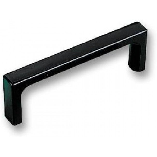 Handle, angled, ABS, (L x W x H) 111 x 13 x 36 mm, black, 250.1003