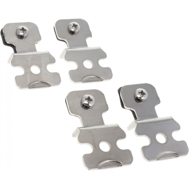 Wall mounting bracket kit, stainless steel, (W x H) 42 x 74 mm, NSYPFCX