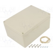 RZ0340, Enclosures, Boxes, & Cases BEIGE ABS WATERTIGHT 6.73x 4.76x 3.15 IN