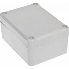 Grey ABS Enclosure, IP67, IK09, Grey Lid, 88.2 x 64.3 x 41.7mm